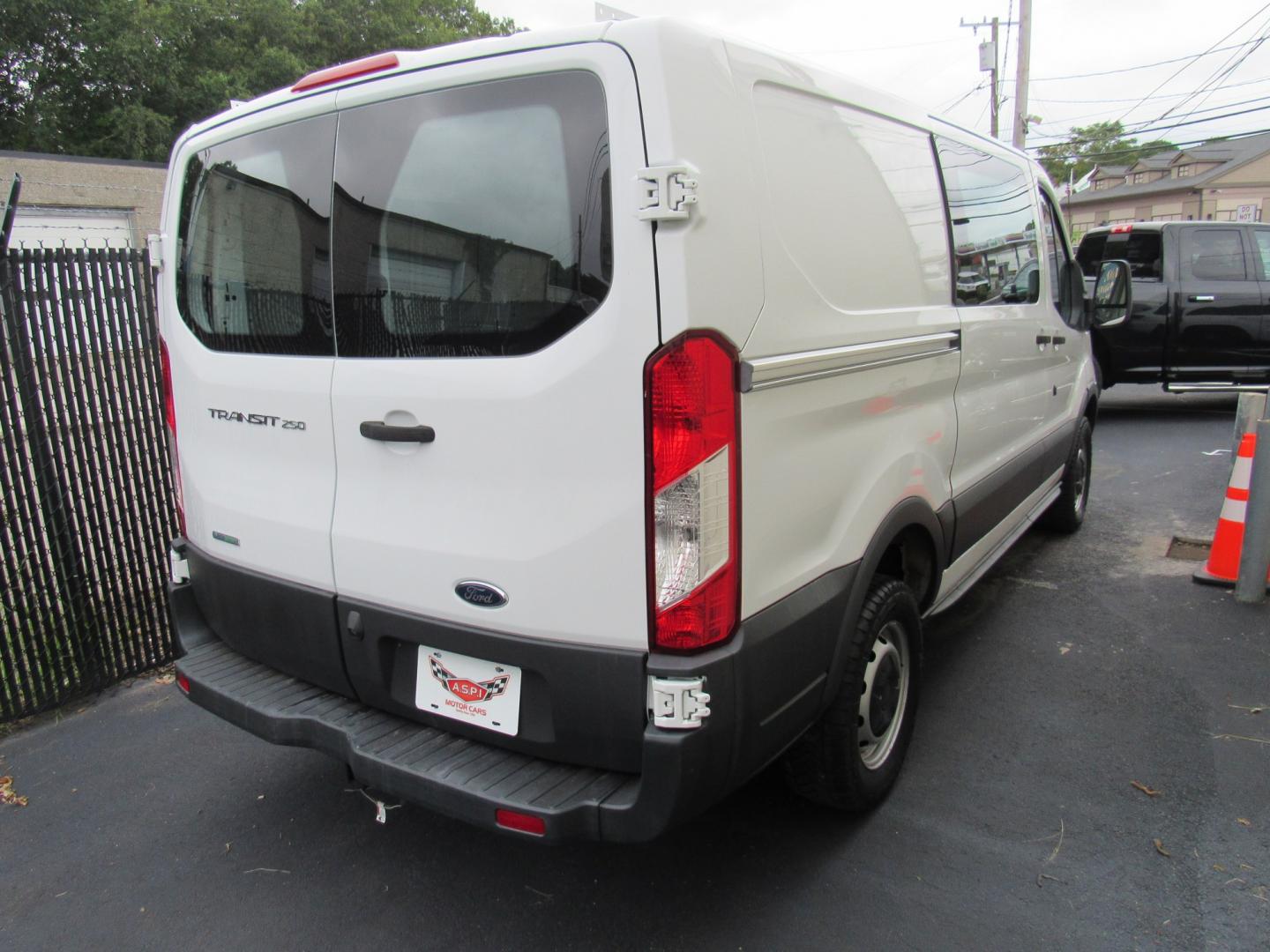 2016 White /Gray Ford Transit 250 Van Low Roof w/Sliding Pass. 130-in. WB (1FTYR1YG9GK) with an 3.5L V6 DOHC 24V engine, 6A transmission, located at 215 Milton St, Dedham, MA, 02026, (781) 329-5144, 42.241905, -71.157295 - This nice work van is ready to go. Excellent condition and runs great. All ASPI Motor Cars vehicles are fully serviced before they are delivered. All commercial vehicles are sold AS-IS. We suggest the buyer has the vehicle inspected before purchase.- Photo#5