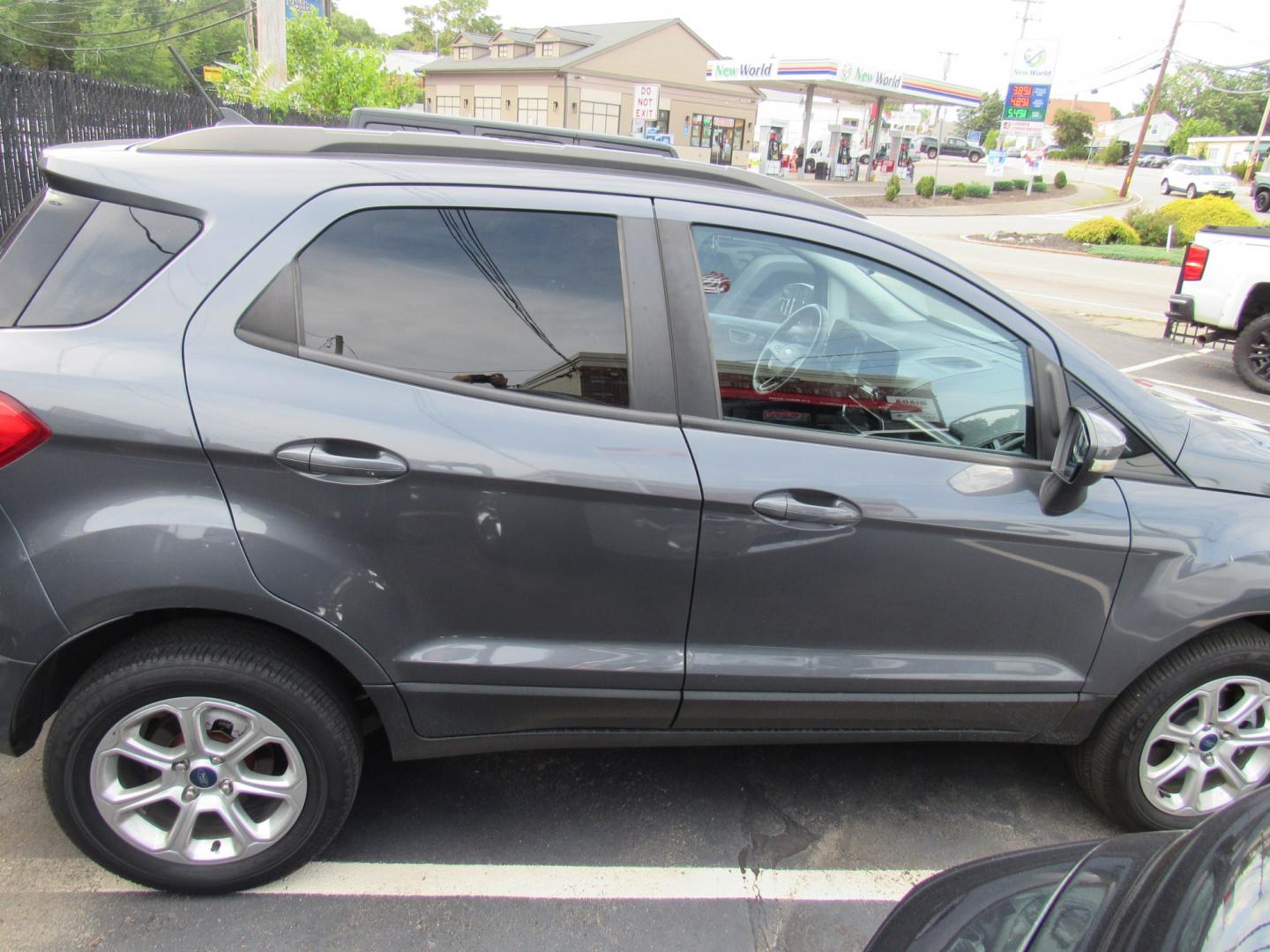 2020 Gray /Gray Ford EcoSport SE AWD (MAJ6S3GL2LC) with an 2.0L L4 DOHC 16V engine, 6A transmission, located at 215 Milton St, Dedham, MA, 02026, (781) 329-5144, 42.241905, -71.157295 - This little compact has low mileage. Runs like new. Great on gas. All ASPI Motor Cars vehicles are fully serviced before they are delivered to assure the highest quality used vehicles. Comes with a 3/3 warranty included in the price. Call for details.- Photo#7