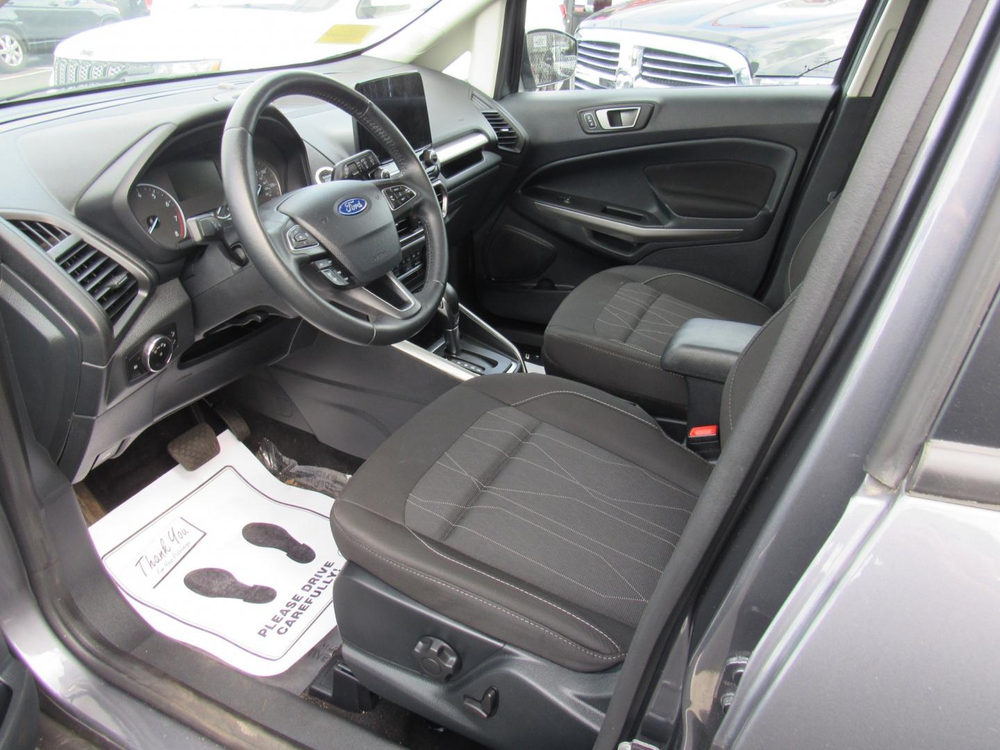 2020 Gray /Gray Ford EcoSport SE AWD (MAJ6S3GL2LC) with an 2.0L L4 DOHC 16V engine, 6A transmission, located at 215 Milton St, Dedham, MA, 02026, (781) 329-5144, 42.241905, -71.157295 - This little compact has low mileage. Runs like new. Great on gas. All ASPI Motor Cars vehicles are fully serviced before they are delivered to assure the highest quality used vehicles. Comes with a 3/3 warranty included in the price. Call for details.- Photo#12