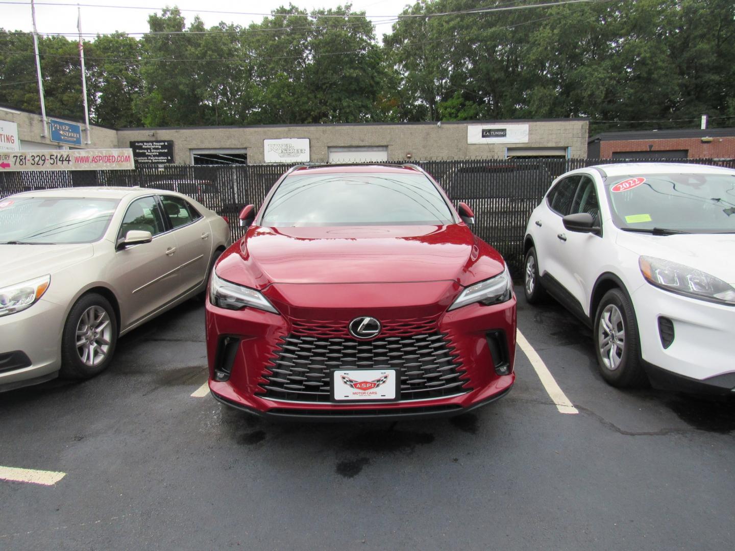 2025 Burgandy /BLACK Lexus RX 350 AWD (2T2BAMCA7SC) with an 2.4L L4 DOHC 16V engine, 6A transmission, located at 215 Milton St, Dedham, MA, 02026, (781) 329-5144, 42.241905, -71.157295 - This beautiful Lexus is like brand new. Loaded up with all the toys. Still on factory warranty. Ceramic coated paint. Lexus service since new. all ASPI Motor Cars are fully serviced before they are delivered to assure the highest quality used vehicles. Comes with a 3/3 certified warranty included in- Photo#1