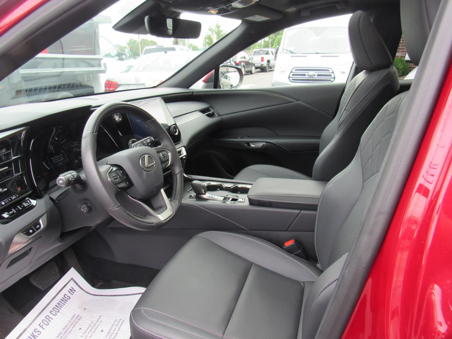 2025 Burgandy /BLACK Lexus RX 350 AWD (2T2BAMCA7SC) with an 2.4L L4 DOHC 16V engine, 6A transmission, located at 215 Milton St, Dedham, MA, 02026, (781) 329-5144, 42.241905, -71.157295 - This beautiful Lexus is like brand new. Loaded up with all the toys. Still on factory warranty. Ceramic coated paint. Lexus service since new. all ASPI Motor Cars are fully serviced before they are delivered to assure the highest quality used vehicles. Comes with a 3/3 certified warranty included in- Photo#14