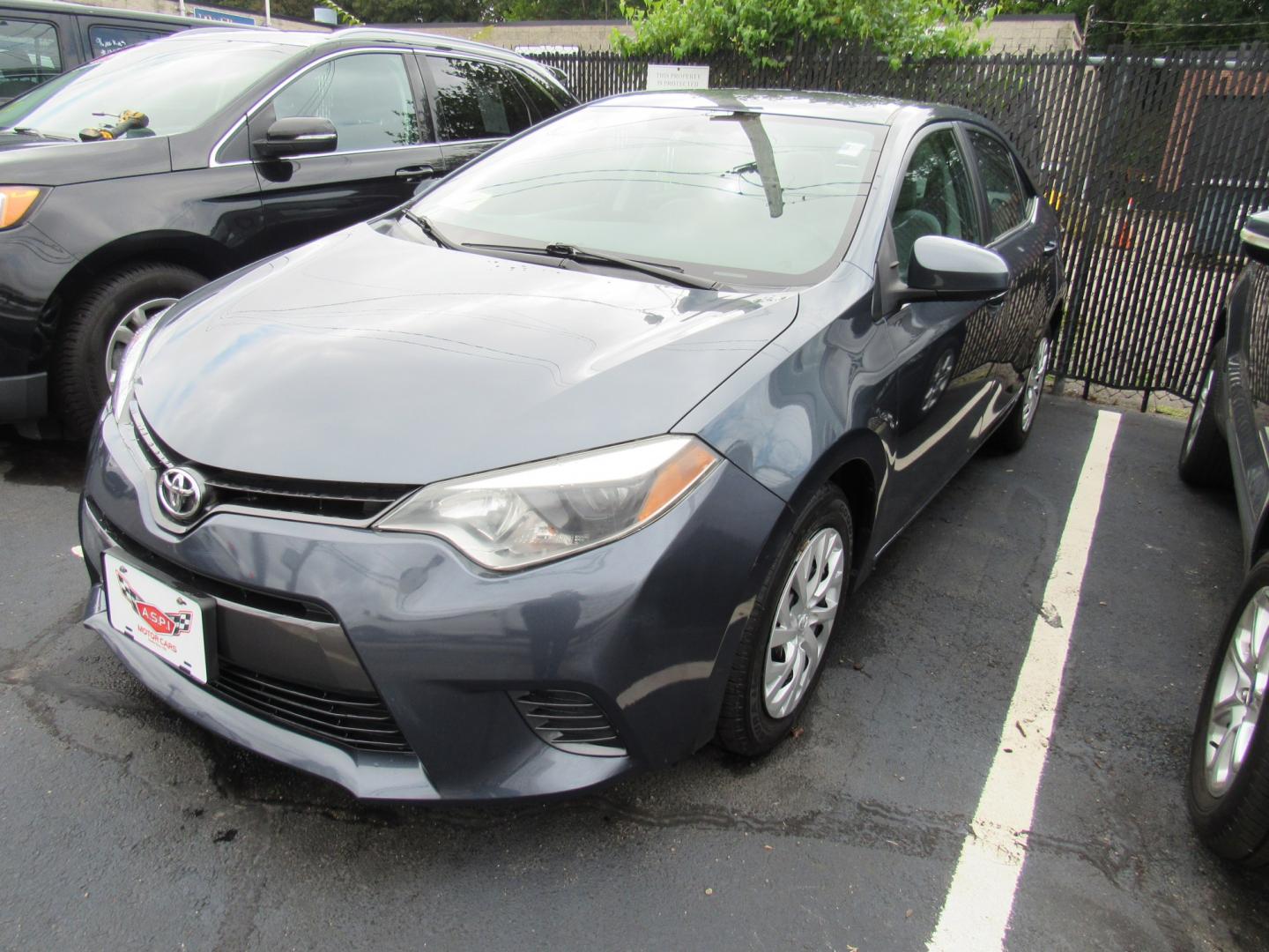 2016 Gray /Gray Toyota Corolla L 4-Speed AT (2T1BURHE4GC) with an 1.8L L4 DOHC 16V engine, 4A transmission, located at 215 Milton St, Dedham, MA, 02026, (781) 329-5144, 42.241905, -71.157295 - This nice low mileage compact is in excellent condition Runs like new. All ASPI Motor Cars vehicles are fully serviced before they are delivered to assure the highest quality used vehicles. Comes with a 3/3 warranty included in the price. Call for details.- Photo#2