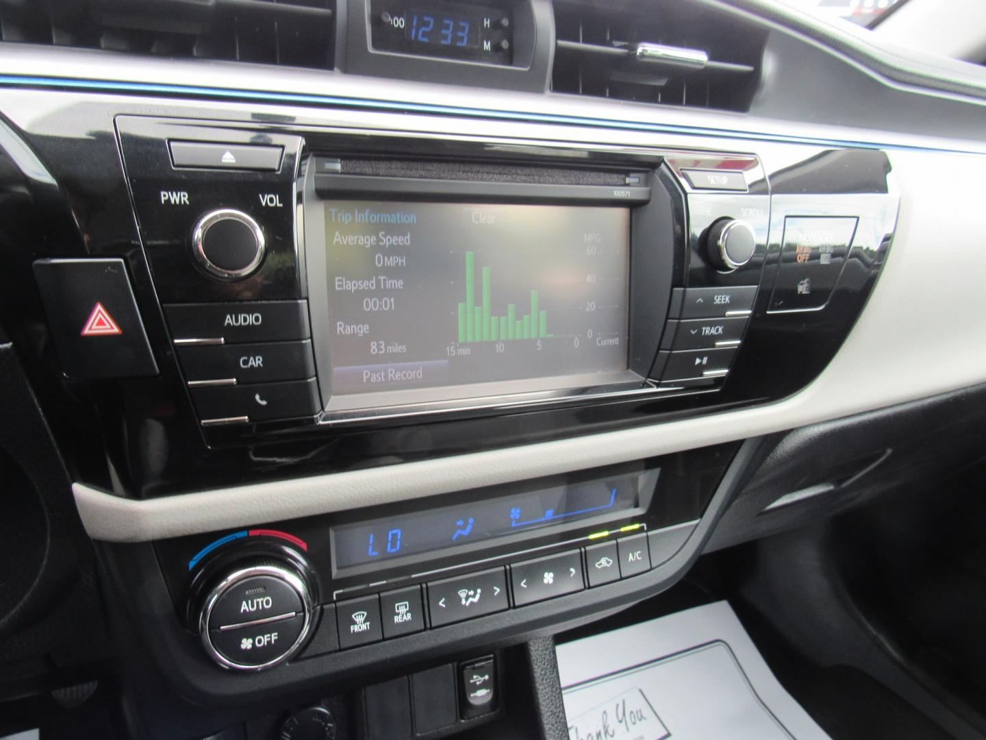 2016 Gray /Gray Toyota Corolla L 4-Speed AT (2T1BURHE4GC) with an 1.8L L4 DOHC 16V engine, 4A transmission, located at 215 Milton St, Dedham, MA, 02026, (781) 329-5144, 42.241905, -71.157295 - This nice low mileage compact is in excellent condition Runs like new. All ASPI Motor Cars vehicles are fully serviced before they are delivered to assure the highest quality used vehicles. Comes with a 3/3 warranty included in the price. Call for details.- Photo#15