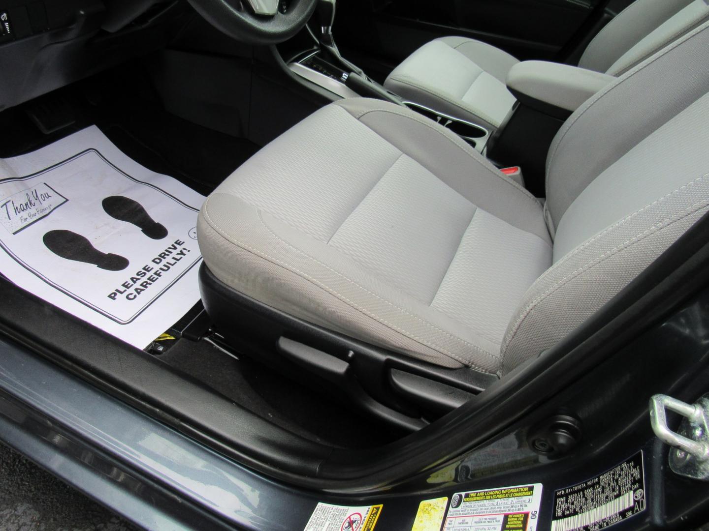 2016 Gray /Gray Toyota Corolla L 4-Speed AT (2T1BURHE4GC) with an 1.8L L4 DOHC 16V engine, 4A transmission, located at 215 Milton St, Dedham, MA, 02026, (781) 329-5144, 42.241905, -71.157295 - This nice low mileage compact is in excellent condition Runs like new. All ASPI Motor Cars vehicles are fully serviced before they are delivered to assure the highest quality used vehicles. Comes with a 3/3 warranty included in the price. Call for details.- Photo#20