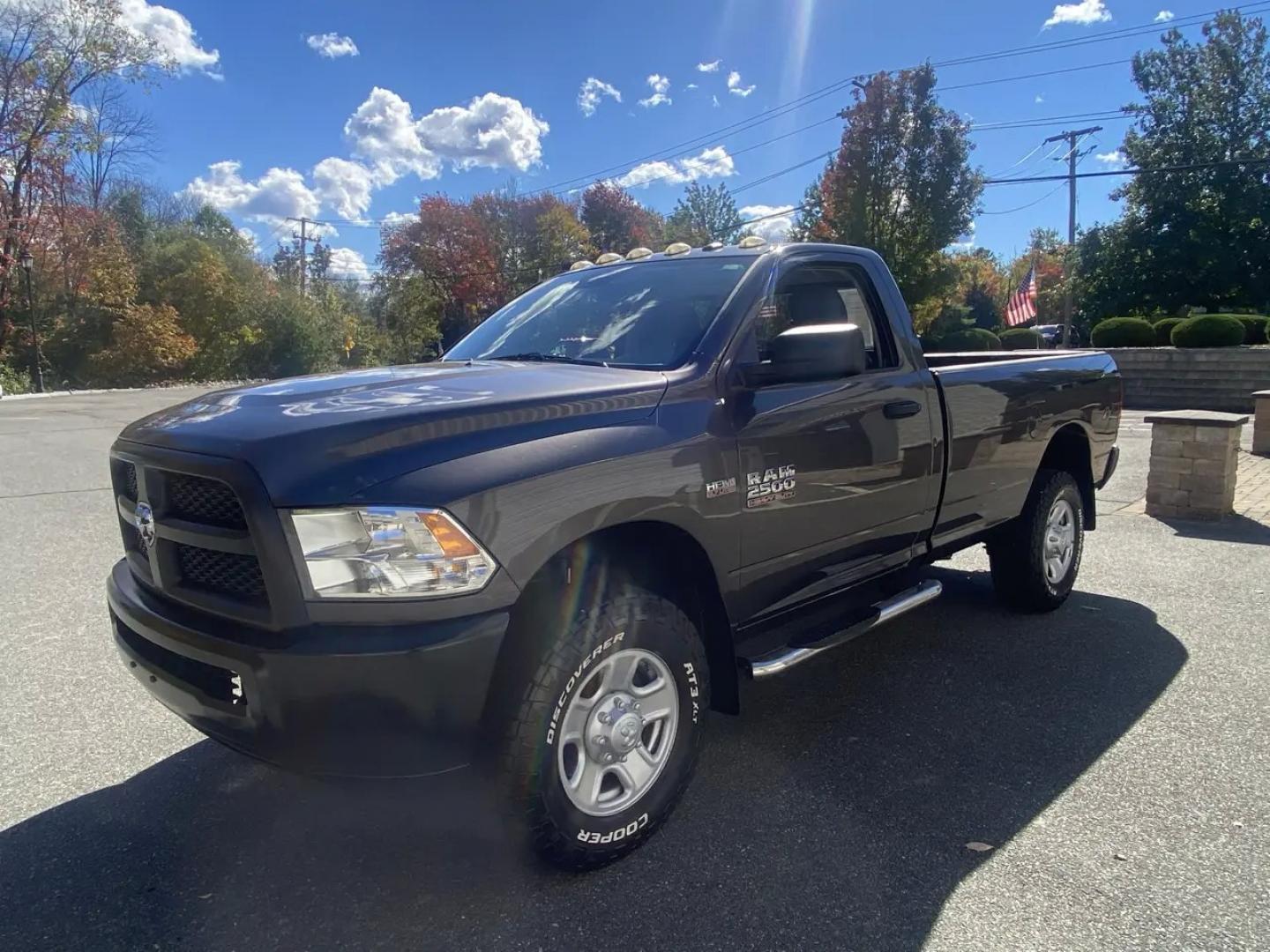 2016 Gray /Grey Ram 2500 Tradesman Regular Cab 4WD (3C6LR5AT2GG) with an 5.7L V8 OHV 16V engine, 6A transmission, located at 215 Milton St, Dedham, MA, 02026, (781) 329-5144, 42.241905, -71.157295 - Meet a gray 2016 RAM 2500 that’s built for real work and still knows how to have a little fun doing it. Under the hood, the 5.7L V8 gasoline engine brings that classic eight-cylinder punch, while the automatic transmission keeps things smooth whether you’re cruising through town or heading out t- Photo#4