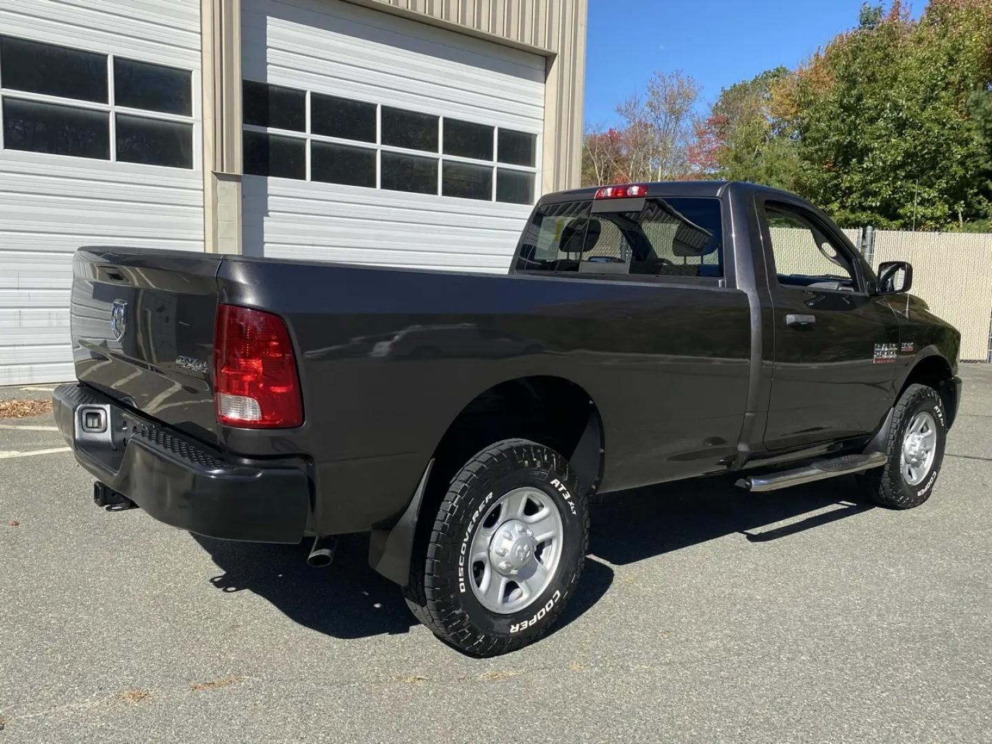 2016 Gray /Grey Ram 2500 Tradesman Regular Cab 4WD (3C6LR5AT2GG) with an 5.7L V8 OHV 16V engine, 6A transmission, located at 215 Milton St, Dedham, MA, 02026, (781) 329-5144, 42.241905, -71.157295 - Meet a gray 2016 RAM 2500 that’s built for real work and still knows how to have a little fun doing it. Under the hood, the 5.7L V8 gasoline engine brings that classic eight-cylinder punch, while the automatic transmission keeps things smooth whether you’re cruising through town or heading out t- Photo#3