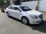 2016 Pearl /Tan Buick LaCrosse Leather Package (1G4GB5G36GF) with an 3.6L V6 DOHC 24V FFV engine, 6A transmission, located at 215 Milton St, Dedham, MA, 02026, (781) 329-5144, 42.241905, -71.157295 - Slide into this Pearl White 2016 Buick LaCrosse and you’ll see why it’s such a great everyday upgrade: a smooth, quiet sedan with a confident FWD stance, an automatic transmission, and a strong 3.6L V6 under the hood. It’s the kind of car that makes commutes feel shorter and road trips feel ea- Photo#1