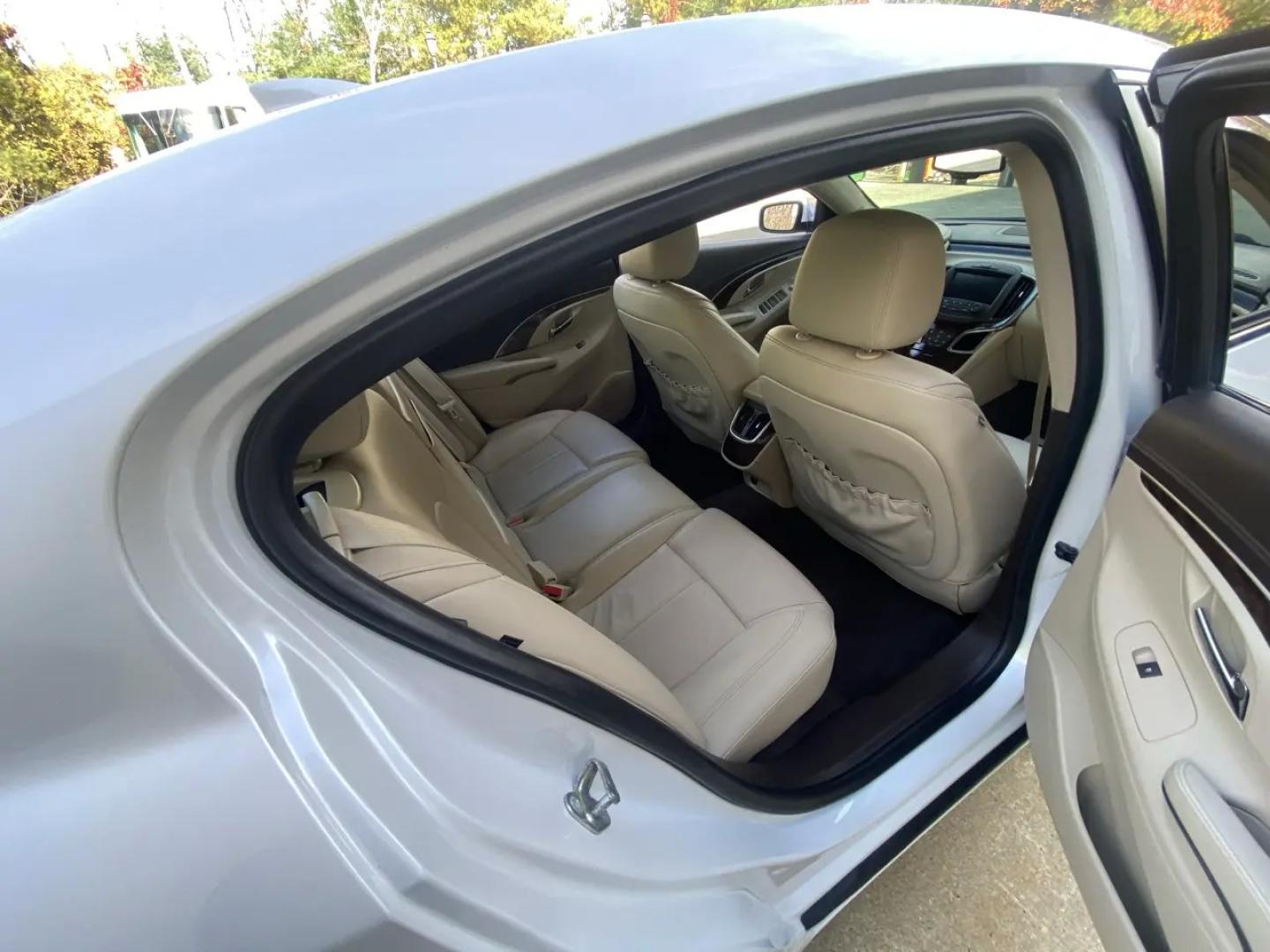2016 Pearl /Tan Buick LaCrosse Leather Package (1G4GB5G36GF) with an 3.6L V6 DOHC 24V FFV engine, 6A transmission, located at 215 Milton St, Dedham, MA, 02026, (781) 329-5144, 42.241905, -71.157295 - Slide into this Pearl White 2016 Buick LaCrosse and you’ll see why it’s such a great everyday upgrade: a smooth, quiet sedan with a confident FWD stance, an automatic transmission, and a strong 3.6L V6 under the hood. It’s the kind of car that makes commutes feel shorter and road trips feel ea- Photo#11