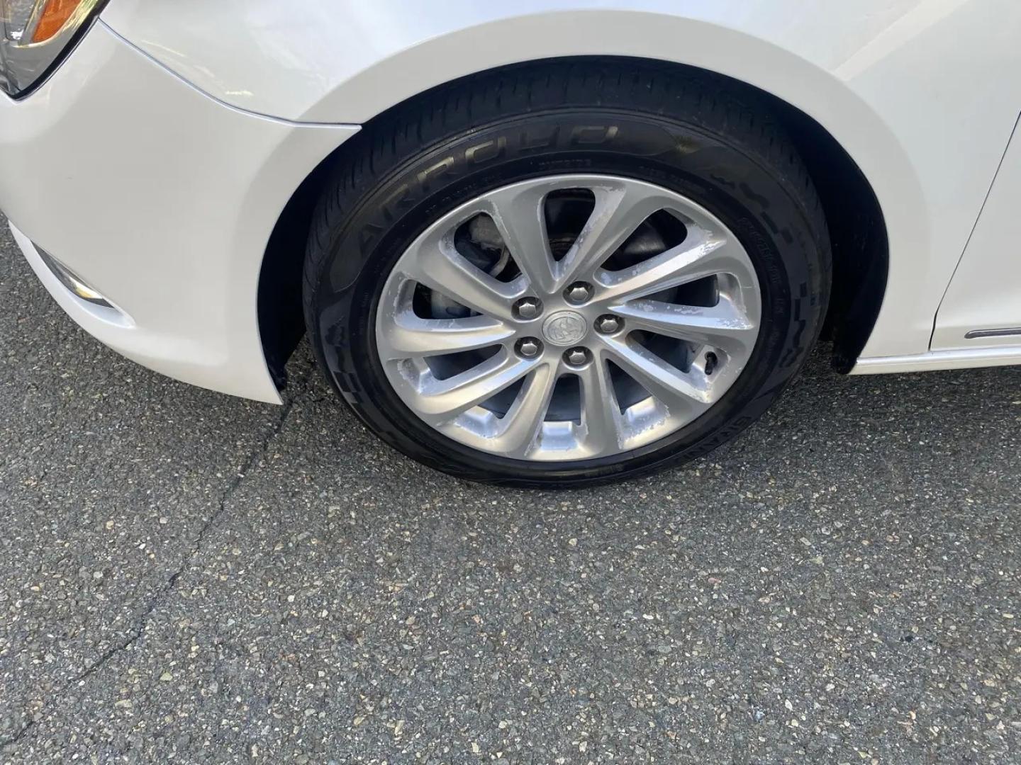 2016 Pearl /Tan Buick LaCrosse Leather Package (1G4GB5G36GF) with an 3.6L V6 DOHC 24V FFV engine, 6A transmission, located at 215 Milton St, Dedham, MA, 02026, (781) 329-5144, 42.241905, -71.157295 - Slide into this Pearl White 2016 Buick LaCrosse and you’ll see why it’s such a great everyday upgrade: a smooth, quiet sedan with a confident FWD stance, an automatic transmission, and a strong 3.6L V6 under the hood. It’s the kind of car that makes commutes feel shorter and road trips feel ea- Photo#18