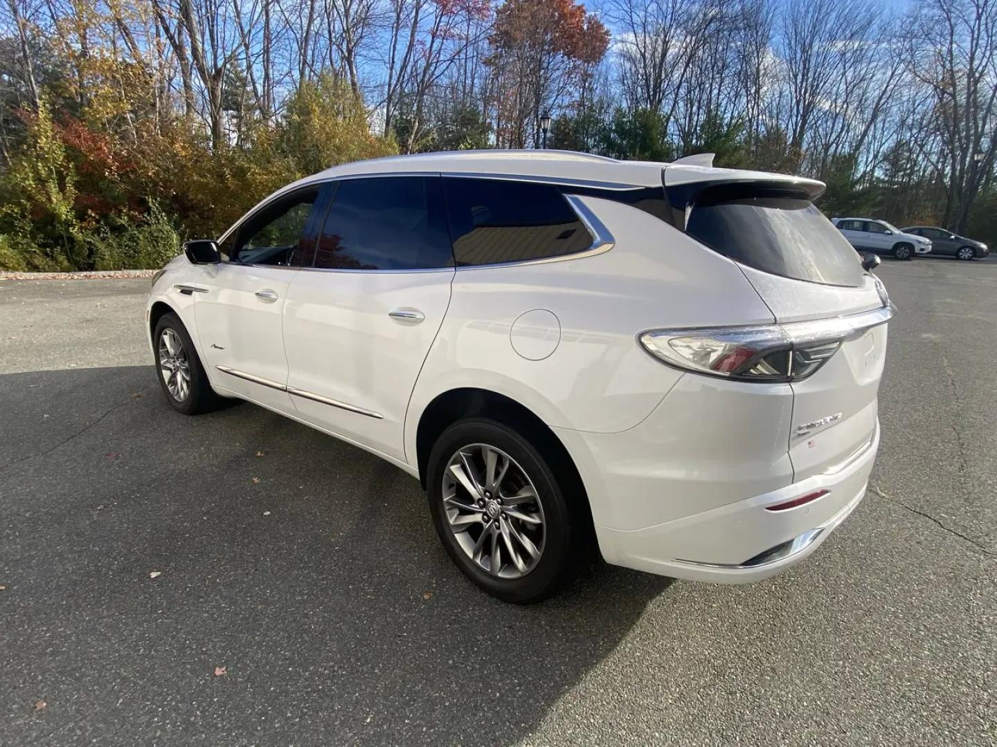 2023 White /charcoal Buick Enclave Avenir AWD (5GAEVCKW1PJ) with an 3.6L V6 DOHC 24V engine, 9A transmission, located at 215 Milton St, Dedham, MA, 02026, (781) 329-5144, 42.241905, -71.157295 - Meet the White 2023 Buick Enclave—an SUV that makes everyday driving feel a little more first-class. Under the hood, a 3.6L V6 pairs with a smooth automatic transmission, while confident AWD helps you stay composed when the weather (or the road) gets unpredictable. Stability and traction systems w- Photo#6